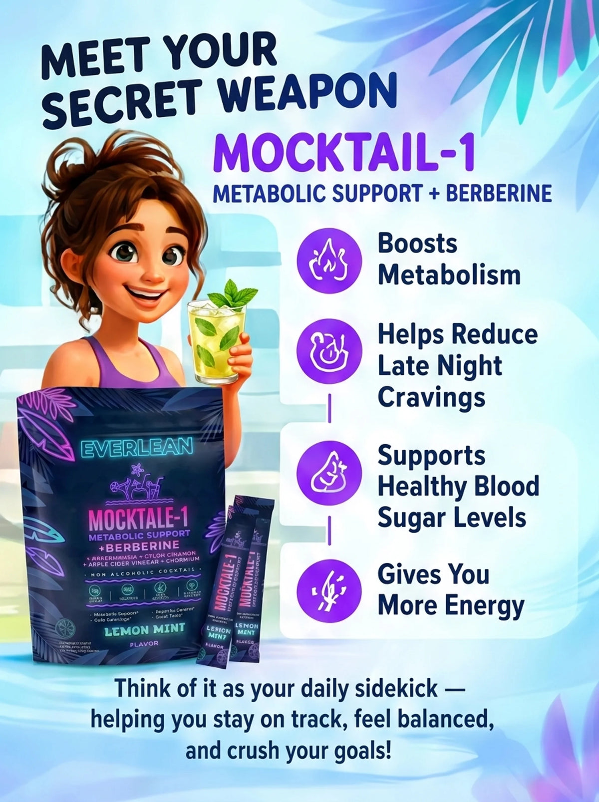 Apron belly reset guide