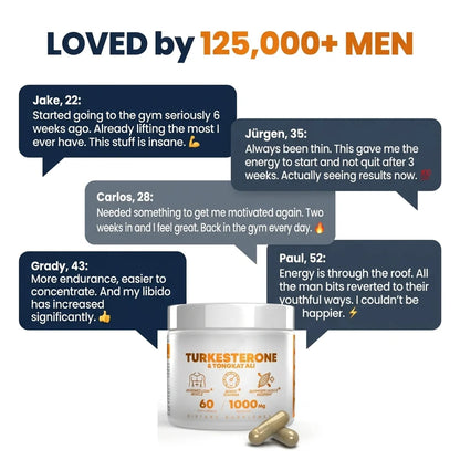 Turkesterone & Tongkat Ali — 1000mg