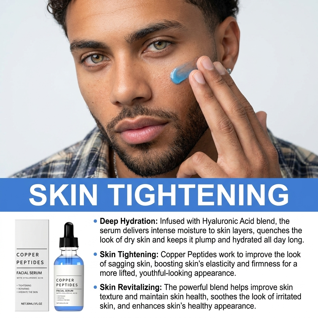 Copper Peptides with Hyaluronic Acid (30ML)