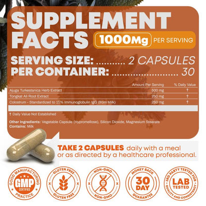 Turkesterone & Tongkat Ali — 1000mg