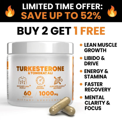 Turkesterone & Tongkat Ali — 1000mg